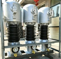 Transformateur de courant isolé au gaz SF6 haute tension LVQB, norme IEC pour centrale électrique EPC