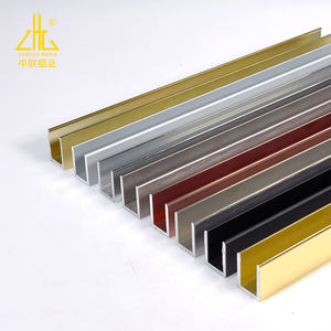 Profilo a <span class=keywords><strong>U</strong></span> in Alluminio Anodizzato ZHL, Anticorrosione, per Protezione di Bordi di Pareti e Pavimenti - Product Image 3