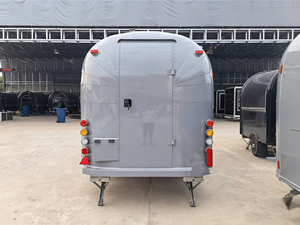 รถขายอาหารเคลื่อนที่อเนกประสงค์ สแตนเลส อลูมิเนียม พร้อมเตาในตัว สำหรับขายอาหารว่าง ฮอทดอก ใช้ในเชิงพาณิชย์ - Product Image 4