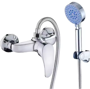 <span class=keywords><strong>Robinet</strong></span> de douche thermostatique en laiton pour salle de bain, surface polie, jet doux, design moderne, adapté aux villas d'hôtel - Product Image 3