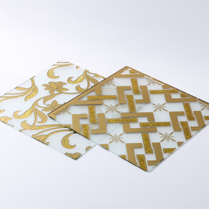 Verre gravé à l'acide de couleur bronze, <span class=keywords><strong>design</strong></span> artistique, peint à l'arrière, à rainures, sans cadre, compatible avec la quincaillerie, durable <span class=keywords><strong>et</strong></span> solide - Product Image 6