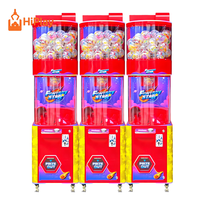 Machine commerciale à monnayeur de type Gashapon, distributeur de jouets en capsules d'arcade, machine de jeu à prix surprise LED pour centre commercial