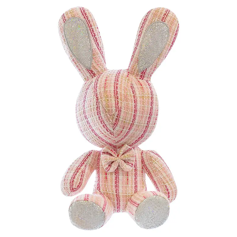 TKT toptan yeni tavşan peluş oyuncak mavi çan tavşan saksı bebek birçok farklı tasarım ile doldurulmuş tavşan peluş oyuncak