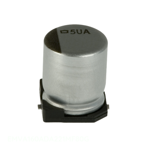 Condensateur SMD à montage en surface EMVA160ADA221MF80G, aluminium, 220 µF, 20 %, 16 V - Product Image 1