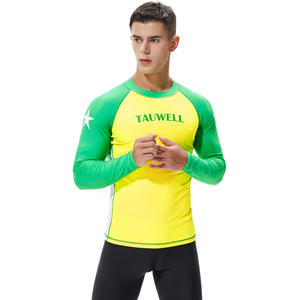 Maillot de bain à manches longues pour hommes, protection solaire, T-shirt de plage, <span class=keywords><strong>surf</strong></span>, flottant, costume de plongée, respirant, nouvelle collection - Product Image 5