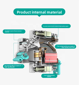 Disjuntores Miniatura Série TENGEN TGB1NLE-63/2P Corrente Nominal de 6A-63A Capacidade de Interrupção de 6kA Uso Doméstico e Industrial - Product Image 3