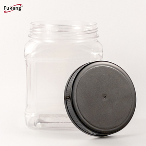 Hộp Đựng Thức Ăn 600Ml 700Ml 750Ml 850Ml 900Ml 1200Ml Rõ Ràng Vuông Kẹo Ngọt Mật Ong Nhựa Pet Chum Với Nắp Nhôm - Product Image 6