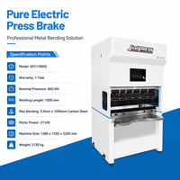 Prensa Plegadora Eléctrica CNC de Doble Servo de 45T y 1000mm, de Tamaño Mínimo y Ahorro de Energía, para Chapa de Acero al Carbono de 5.5mm