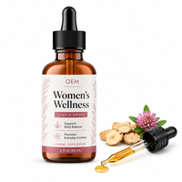 Gouttes liquides botaniques pour femmes d'âge mûr avec soutien régulateur pour le bien-être à base de plantes – Développement de lignes de produits pour portefeuilles de marques