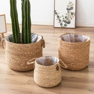 <span class=keywords><strong>Cesto</strong></span> Portaoggetti <span class=keywords><strong>Rotondo</strong></span> in <span class=keywords><strong>Vimini</strong></span> Personalizzato con Manico, <span class=keywords><strong>Cesto</strong></span> Organizzatore per Decorazione Casa - Product Image 1