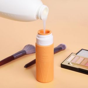 Custom Shape Silicone <strong>Travel</strong> Bottle Free Design Logo Printed BPA Free Leakproof <strong>Travel</strong> Tube Wholesale Cream <strong>Pot</strong> <strong>for</strong> Skin Care - Product Image 2