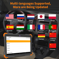 Escáner de Diagnóstico Automotriz OBD2 Humzor NS366S, Máquina de Diagnóstico para Autos con Programación de Llaves y Tableta Resistente