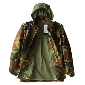 Vestes personnalisées pour femmes Mode Hiver 100% Coton Woodland Motorcycle Jacket Camo Zipper Hoodie - Product Image 1