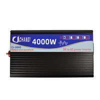 Convertisseur d'énergie portable à onde sinusoïdale pure 3000W DC 12V 24V AC 220V 50Hz à triple sortie, transformateur solaire pour voiture