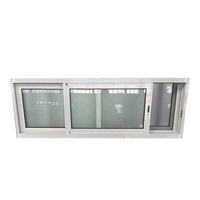 Fenêtre coulissante en aluminium à double vitrage couleur champagne, norme européenne MINGLEI