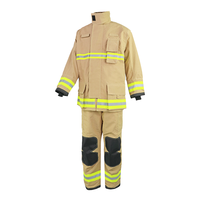 Combinaison de pompier Nomex Aramid Uniforme de pompier Costume de lutte contre l'incendie Vêtements de lutte contre l'incendie Ignifuge OEM Style européen