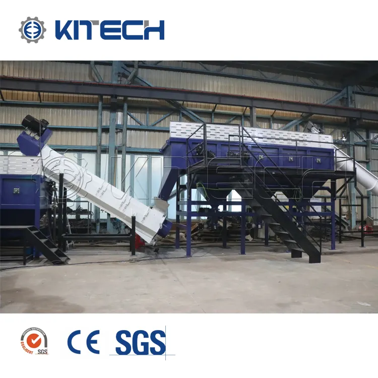New Arrival Soft PP PE Woven Bags Film Recycling Machine For Plastic And Wash Plant