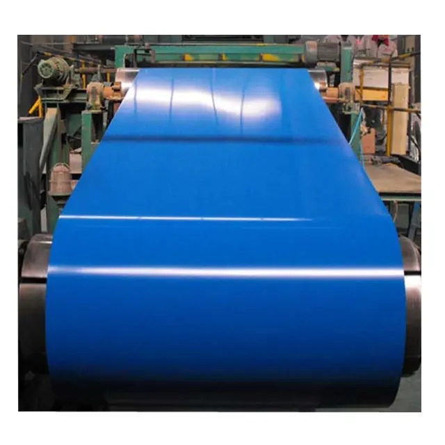 0.6mm thick dx51d g550 color coated galvanized coil ppgi blue dx51 ral 3009