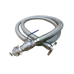 Manguera de Entrega de H2 Económica - Tubería de Hidrógeno Líquido Criogénico de -196 Grados con Válvulas de Aislamiento - Product Image 1