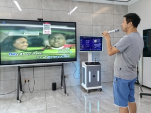 Bộ <span class=keywords><strong>Karaoke</strong></span> Tiệc Gia Đình Micro Không Dây với Thiết Bị Âm Thanh Loa Bass dành cho Phòng <span class=keywords><strong>Karaoke</strong></span> dành cho Người Hát Micro - Product Image 6