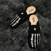Pantuflas Unisex de Plataforma, Sandalias de Verano para Exteriores, de Cuero Genuino, Suaves