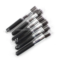 Pinceau de fond de teint plat en gros marque privée pinceaux de maquillage simples haut de gamme super doux bas quantité minimale de commande pinceaux de maquillage personnalisés