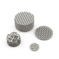 Filter Disc Kawat Logam Stainless Steel Berlapis Mikro Multi Layer Berlubang Sintered, Saringan Disc Frit, Filter Disc Kustom