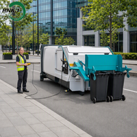 Système d'assainissement environnemental RNKJ, unité de traitement des déchets conteneurisée sans odeur, station de compression des ordures mobile