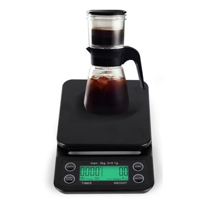Báscula Italiana para Café de Goteo, Pantalla LCD de 0.1G, Multifunción, Temporizador, Báscula para Cocina y Barra, <span class=keywords><strong>2</strong></span> Pilas AA - Product Image 6