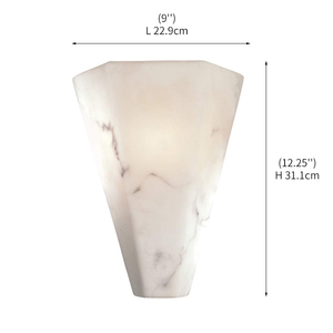 Aplique de Pared Geométrico de Alabastro, Decoración Moderna para Pasillos de Hotel, Arte en Piedra Natural, Forma de Escudo, Lámpara de Pared de Alabastro <span class=keywords><strong>Fedi</strong></span> al por Mayor - Product Image 4