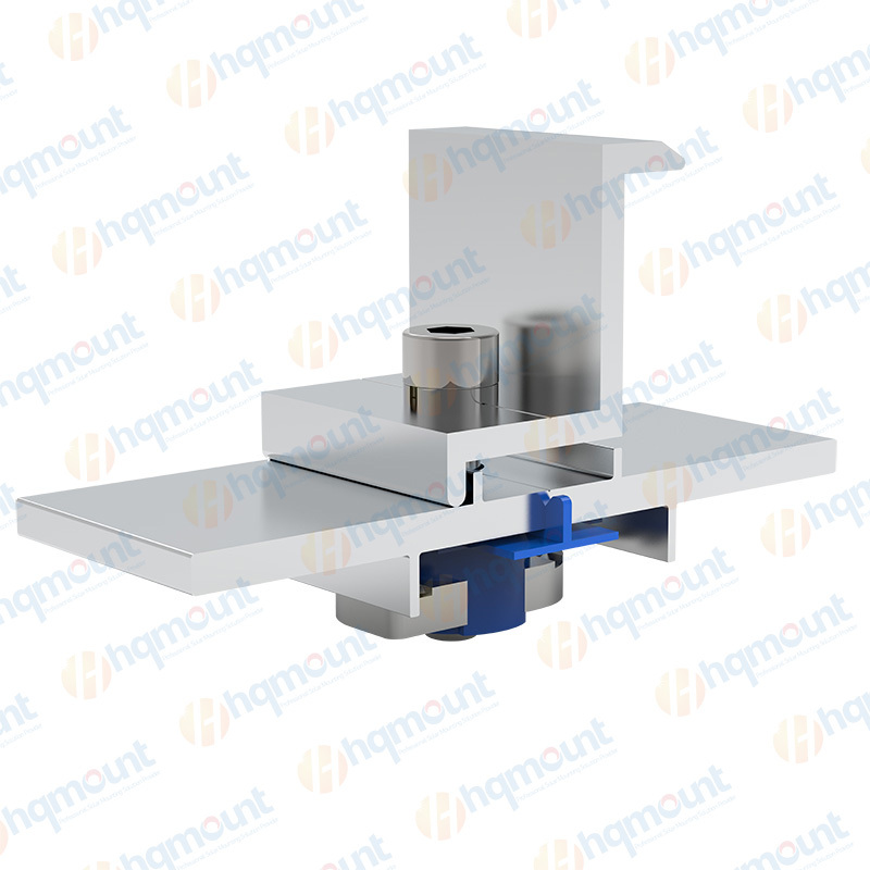 PV EndClip Rack Solar Panel Mounting Kit Ground Steel C Rail with Easy Install Middle Clamp Accessories Manufactured by EndClip · image 4