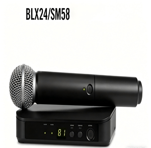 Shure BLX24/SM58 Wireless Handheld <b>Microphone</b> System UHF Professional Vocal Mic for Stage Karaoke Live Performance Second Hand - Product Image 3