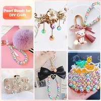 Vente en gros de perles rondes de couleur Offre Spéciale 3/4/5/6/8/10/12mm avec trous pour la fabrication de bijoux à bricoler soi-même Bracelet Boucles d'oreilles Collier