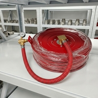 Armoire murale pour enrouleur de tuyau d'incendie 30M, boîte de sécurité incendie pour enrouleur de tuyau d'incendie pivotant