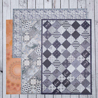 Tapis d'entrée extérieur en PVC fait main, style français et chinois, imperméable et facile à nettoyer