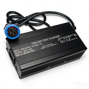 <span class=keywords><strong>Chargeur</strong></span> de batterie au lithium de haute qualité 84V 5A 6A 7A 8A pour scooter électrique avec ventilateur de refroidissement - Product Image 2