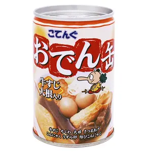 Japón al por mayor popular facilidad y gran sabor Oden aperitivo exportador de alimentos enlatados para la venta a granel