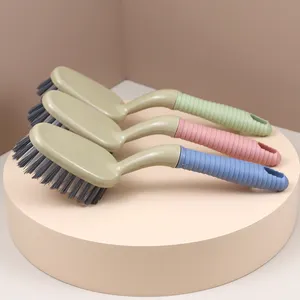 Multifunctional Plastic Cloth Shoe Cleaning Brush Kitchen Pan Pot Scouring brush Bathroom tile cleaning brush