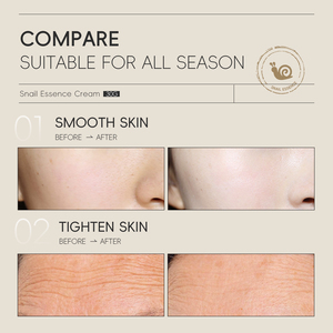 Vente en gros de crème réparatrice à l'escargot LAIKOU, soin de la peau, hydratante, blanchissante, anti-rides, crème pour le visage à l'escargot naturelle, 30g - Product Image 4