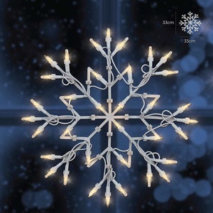 Customization 50 LED <strong>Snowflake</strong> <strong>Window</strong> <strong>Lights</strong> New Christmas LED <strong>Snowflake</strong> White Plastic <strong>Lights</strong> IP44 Rated for <strong>Window</strong> Deocaration - Product Image 2