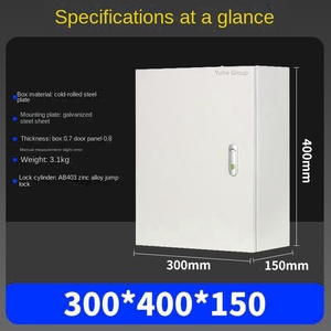กล่องสวิตช์จ่ายไฟกลางแจ้งกันน้ำ สแตนเลส ABS PC โลหะ ระดับการป้องกัน IP65 - Product Image 4