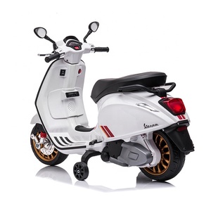 Motocicleta <span class=keywords><strong>Vespa</strong></span> Eléctrica con Licencia Oficial, Juguete para Niños, Auto Recargable para Niños de 10 Años - Product Image 5