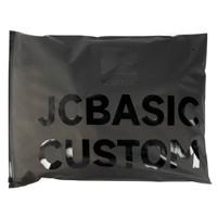 Sac de verrouillage à glissière givré imprimé personnalisé transparent pour vêtements