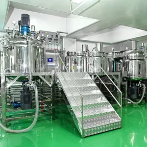 Vacuum Liquid Soap And Detergent Making Homogenizer Emulsifying Machine For Making Dishwashing Liquid For Sale