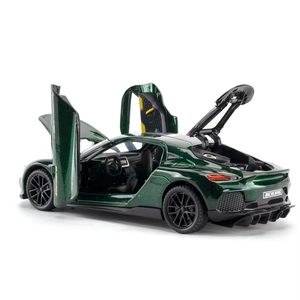 Fundición a presión 1:32 <span class=keywords><strong>Gemera</strong></span> Supercar alta simulación Diecast Aleación de Metal modelo coche sonido luz tirar hacia atrás colección juguetes regalos - Product Image 5