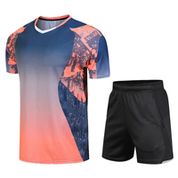 Pakaian Tenis Sublimasi yang Cepat Kering dan Bernapas, Pakaian Badminton dan Kaos yang Dapat Disesuaikan