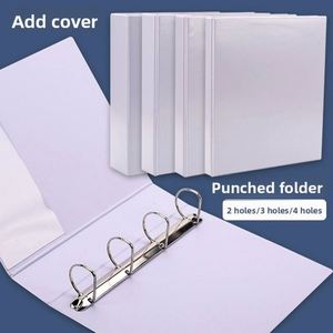 Three-sided Pocket Add a Cover Binder <b>A4</b> Punched Insert Pages Quick-release Clip Two-hole Three-hole Four-hole Level Arch <b>File</b> - Product Image 1