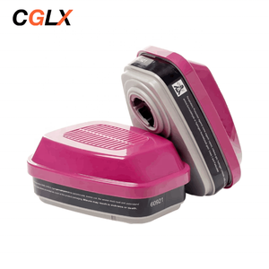 Cglx ตัวกรองอนุภาคสำหรับเปลี่ยนคู่1คู่เครื่องช่วยหายใจตลับ60921สำหรับครึ่งใบหน้า6000ชุด <span class=keywords><strong>FF</strong></span>-400 7000 - Product Image 1