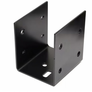 Fabricación de Chapa Metálica Personalizada, Soporte de Anclaje para Postes de Madera con Recubrimiento en Polvo, para Pérgolas y Terrazas, OEM, ODM, Directo de Fábrica - Product Image 1