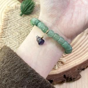 Bracelet en pierre naturelle avec perles de verre colorées pour le soulagement du stress – Vente en gros, remise sur les achats en vrac, lots mixtes disponibles - Product Image 3